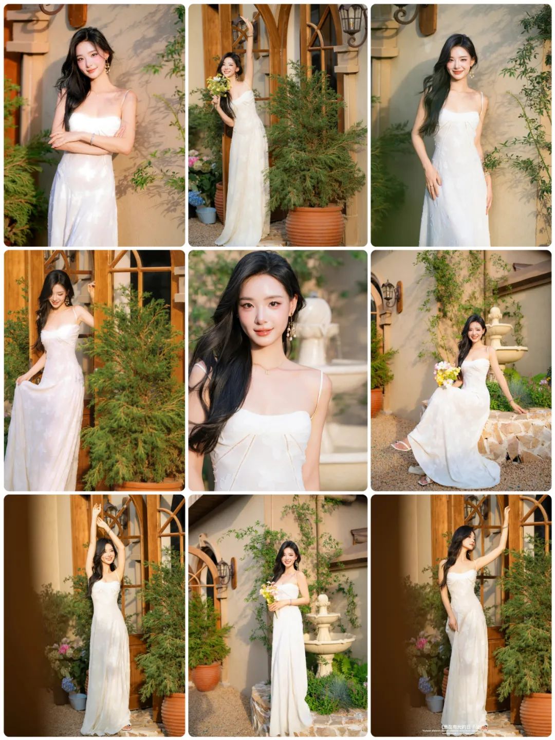 9个穿裙子拍照姿势，温柔优雅超好看，又白又瘦一看就是大美女！ - 炫图天下