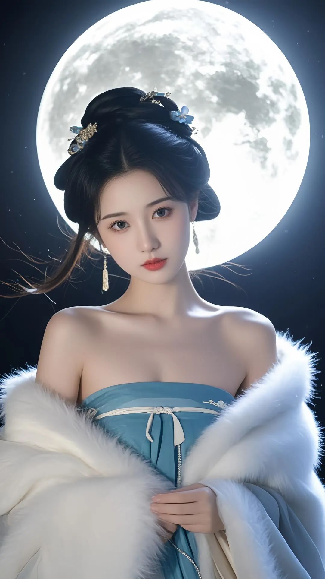 倾国倾城，AI古风汉服美女 - 炫图天下