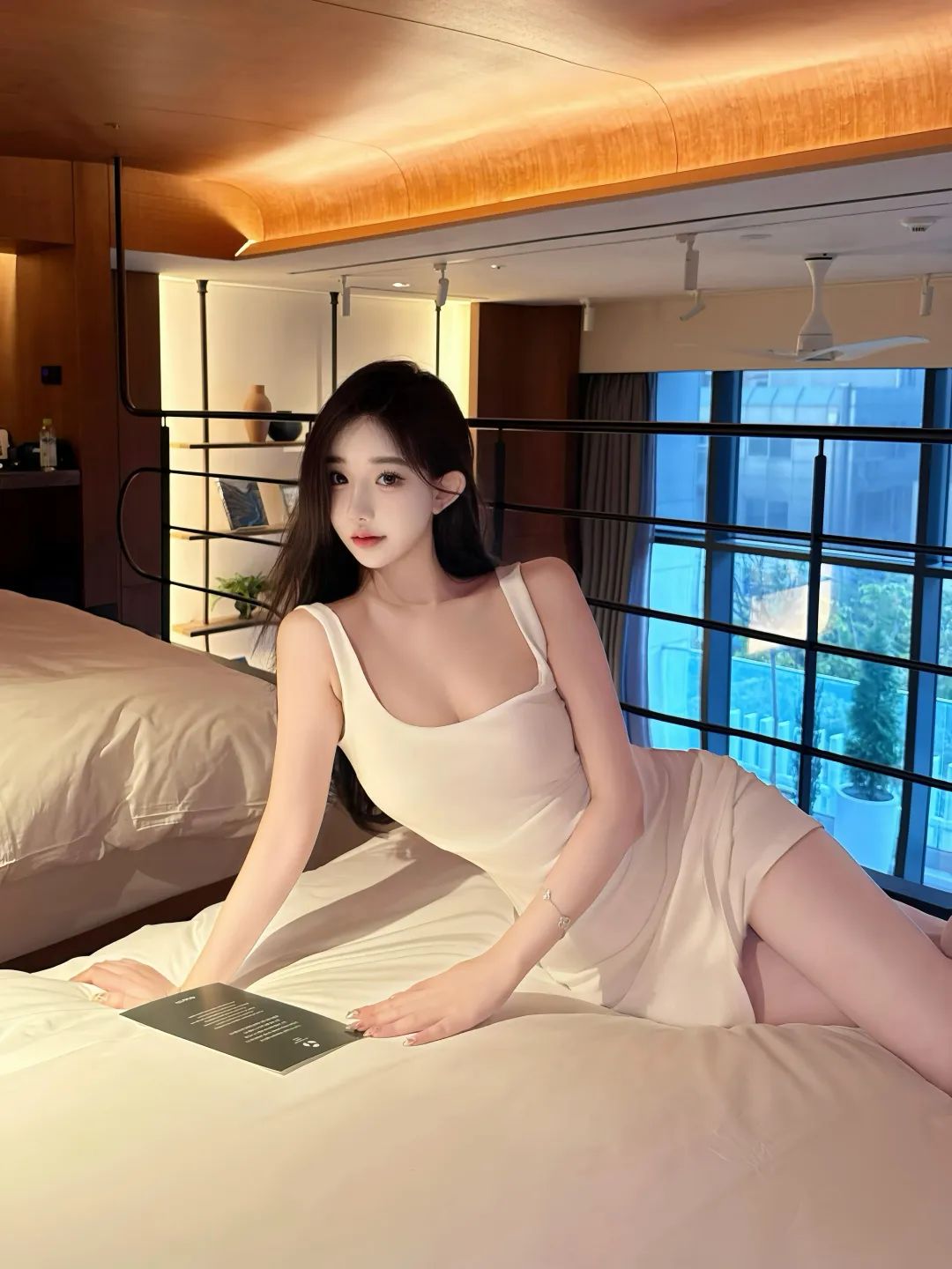 青衫难掩光滑玉腿写真 - 炫图天下