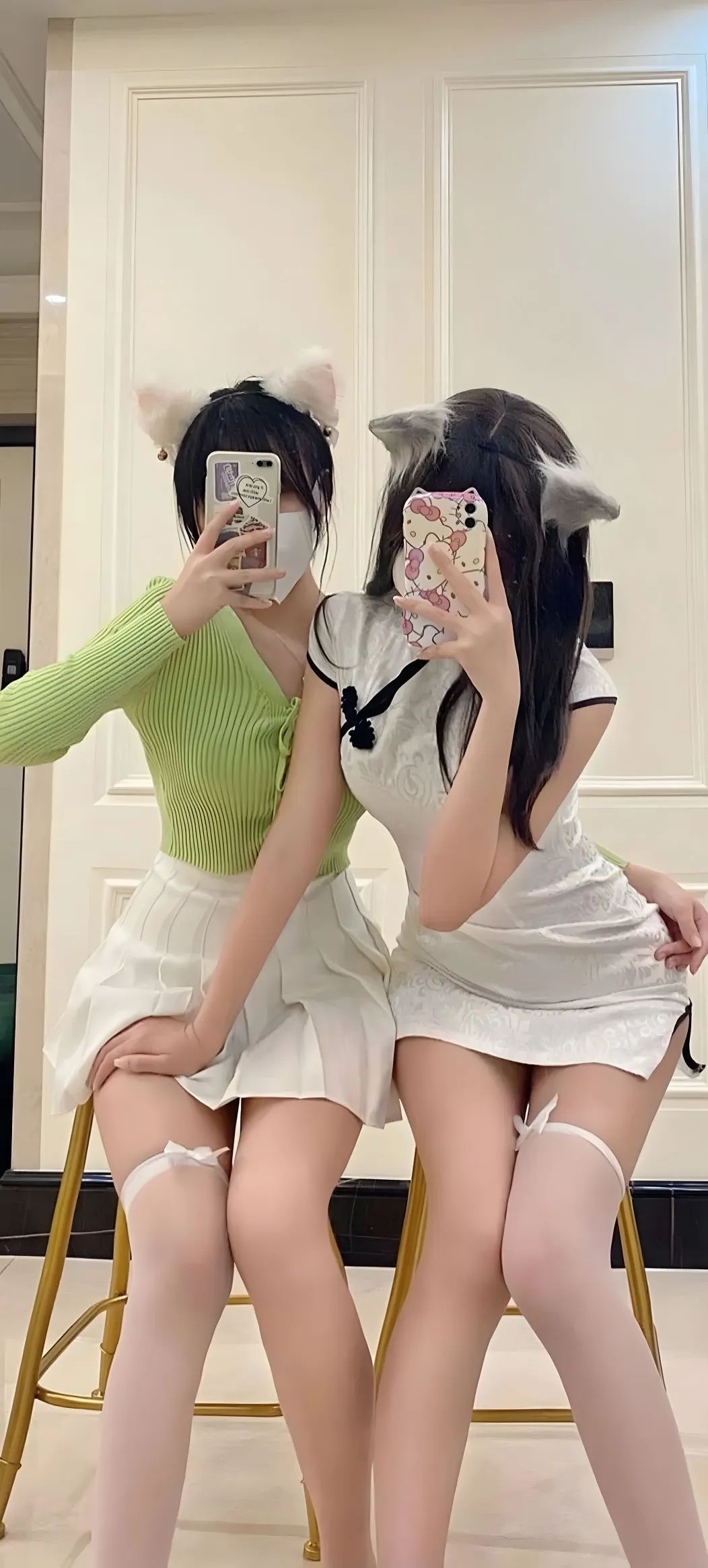 美女壁纸 | 腿控 纯欲 - 炫图天下