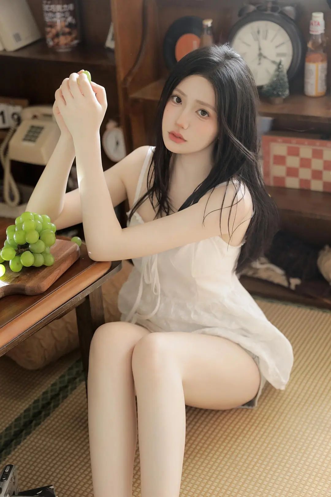 削皮可爱的女生壁纸 - 炫图天下