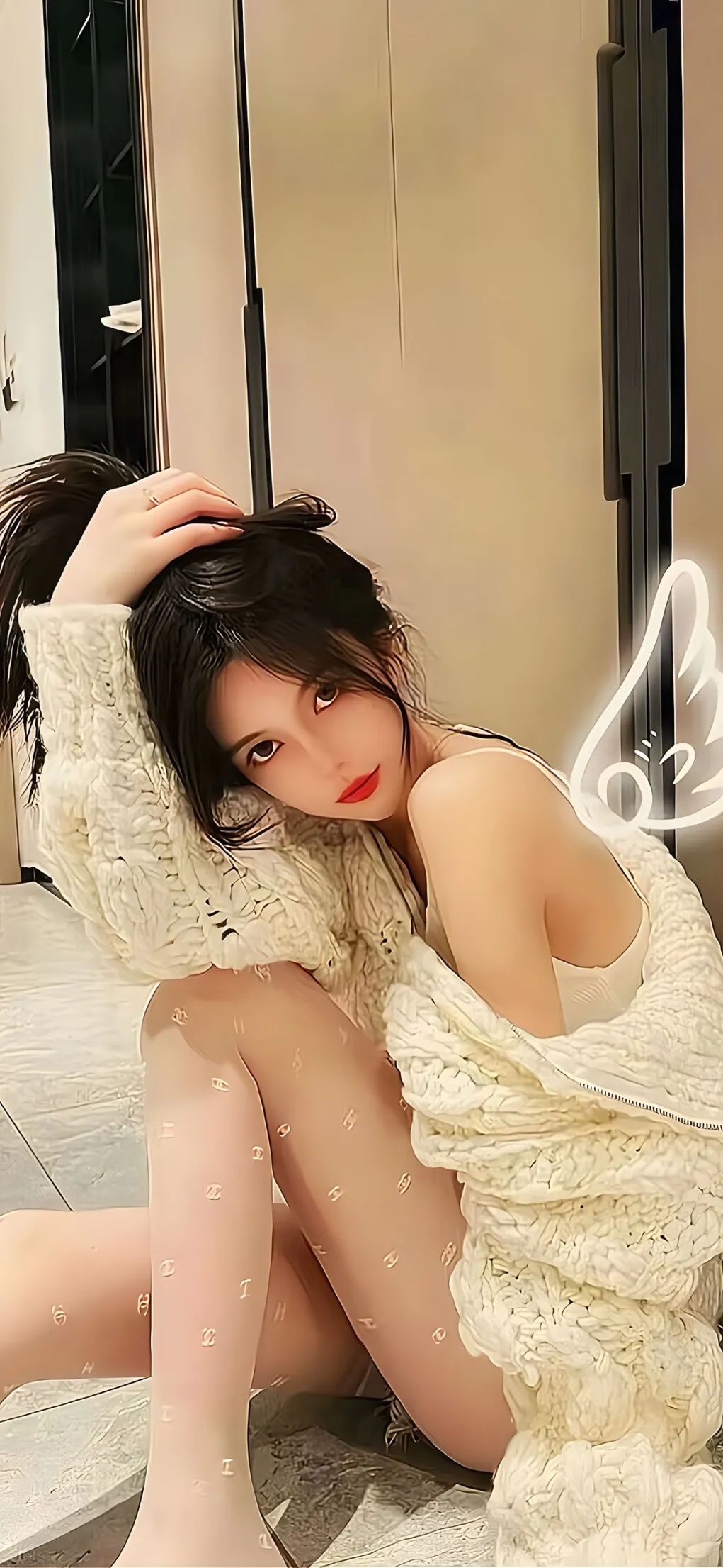 渣男壁纸 | 腿控 梦萦 - 炫图天下