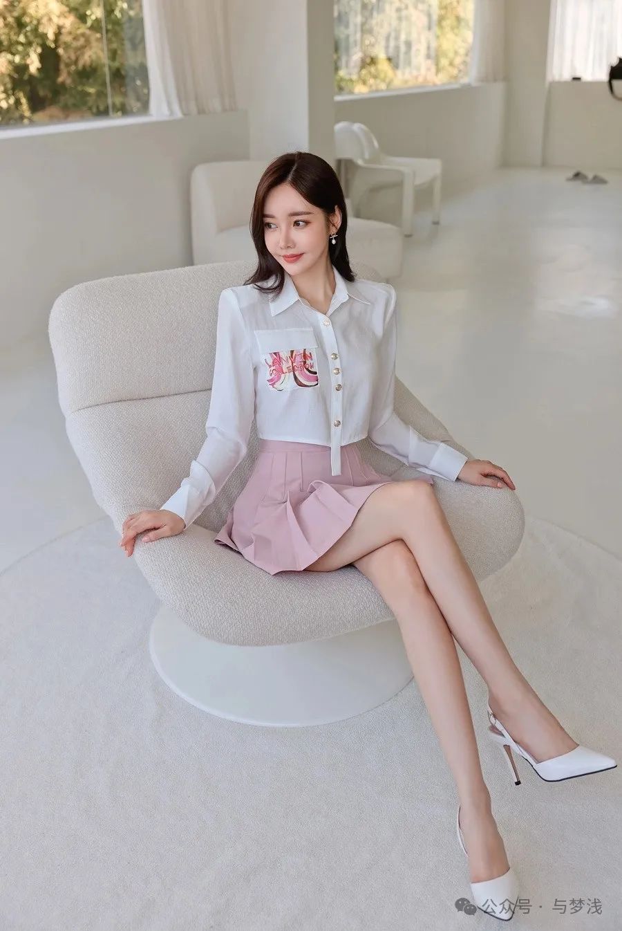写真丨彩虹浅色玫瑰混搭果冻百褶裙 - 炫图天下