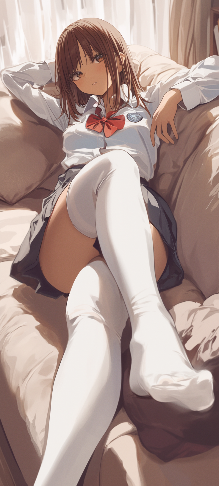 JK动漫少女壁纸 - 炫图天下