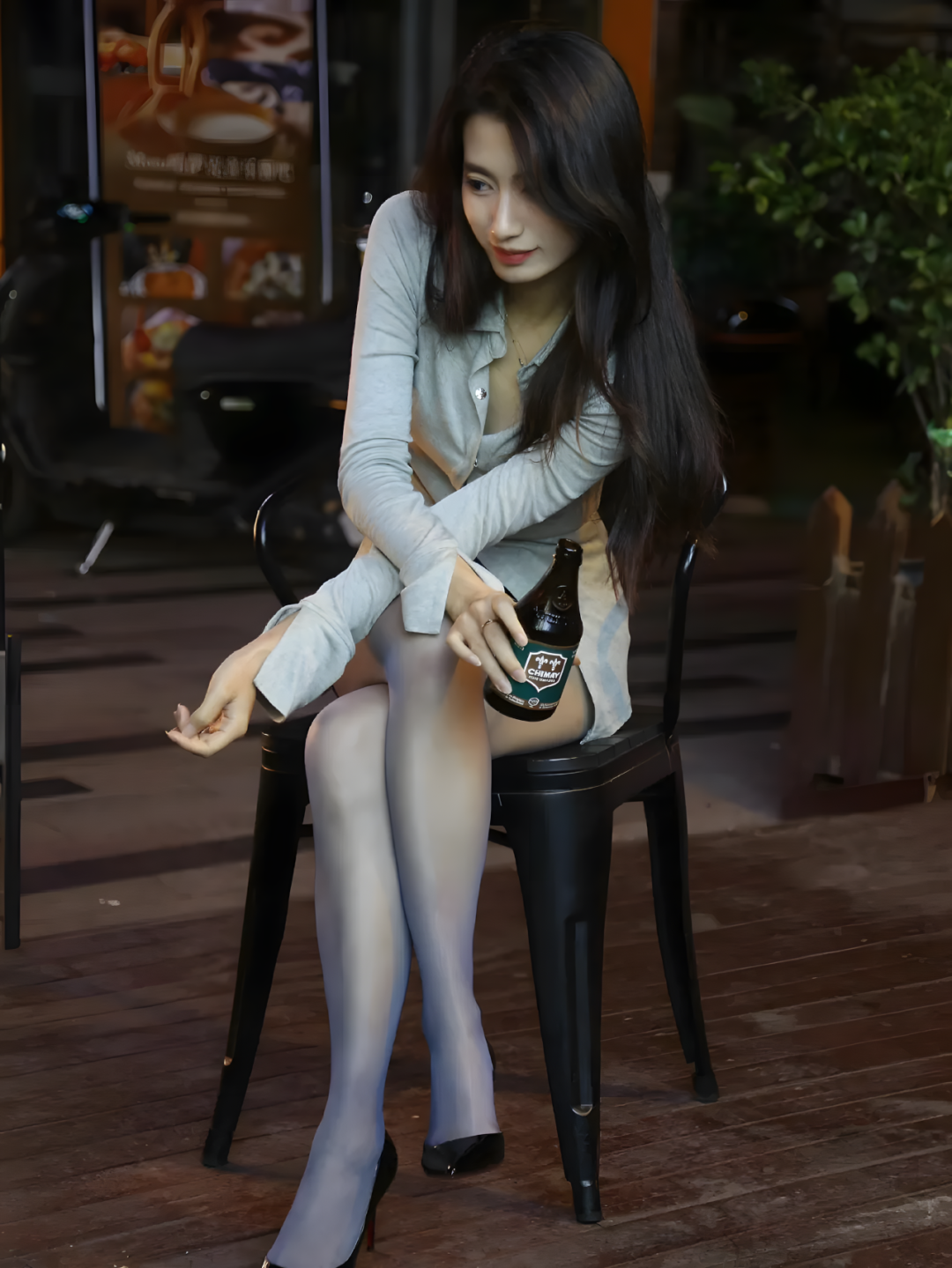 写真｜皮裙+黑丝~ - 炫图天下