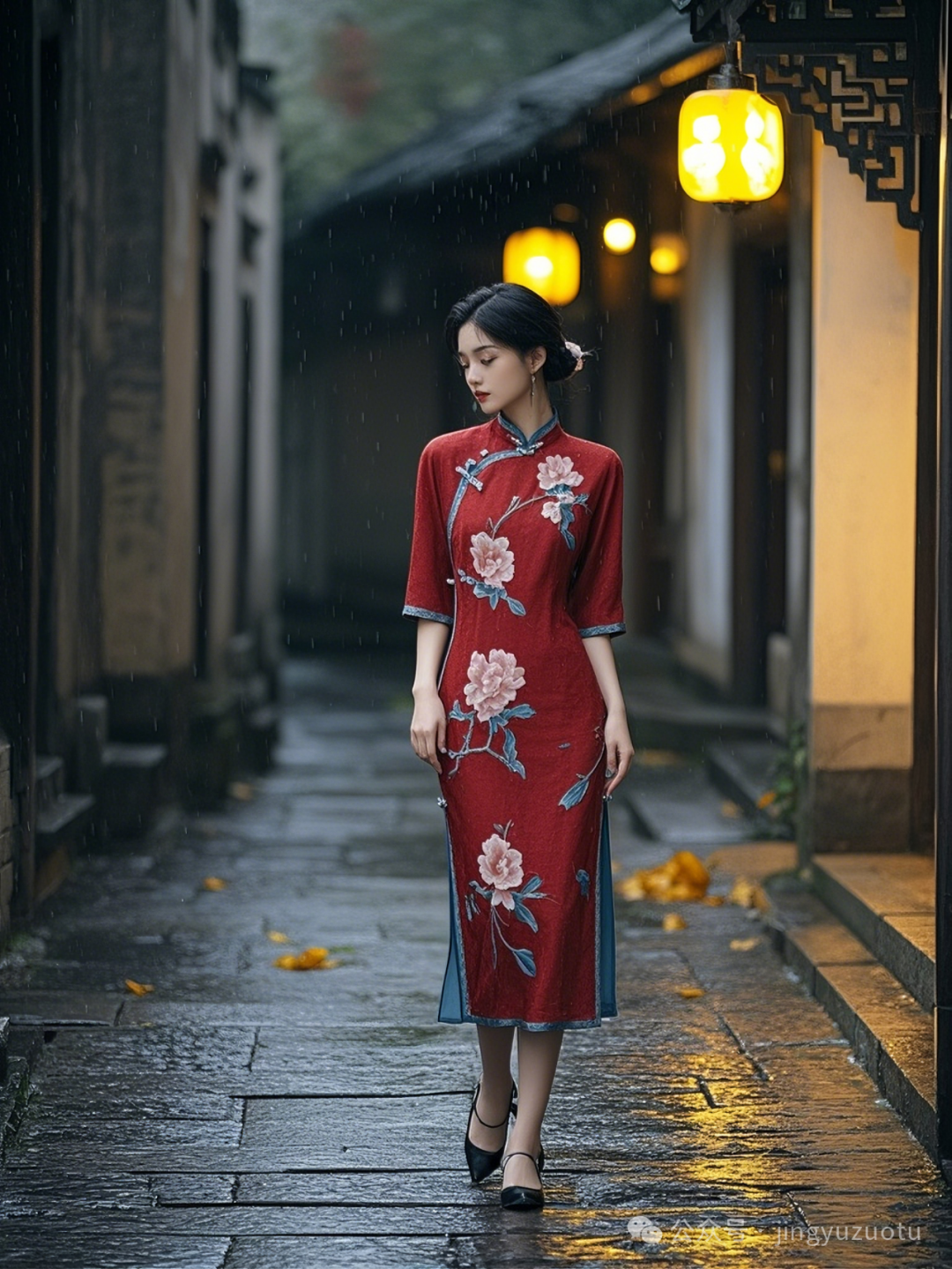 手机高清壁纸丨古风美女，寻常巷陌，人生若只如初见（二） - 炫图天下