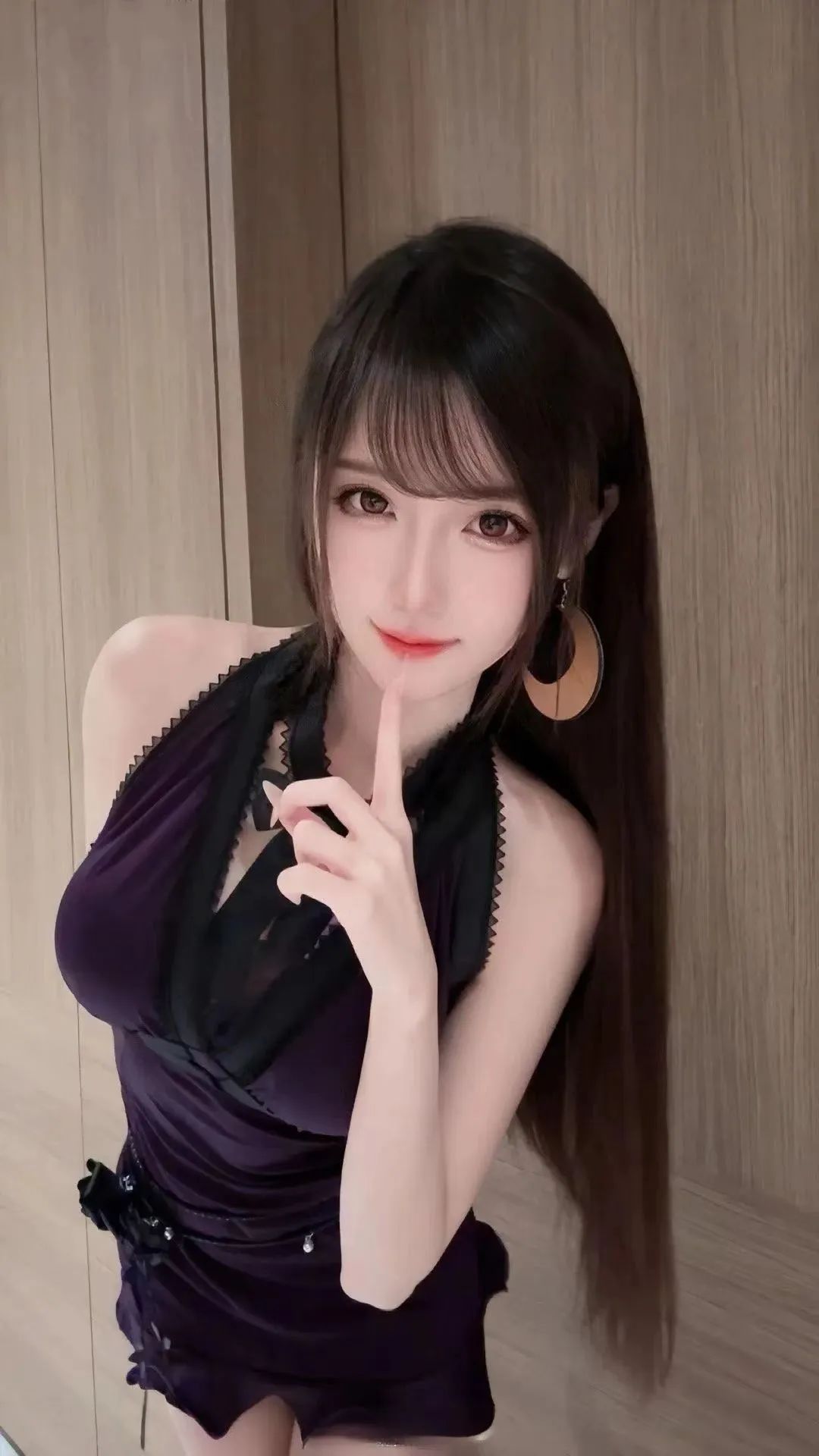 腐团儿cos蒂法，身材完美，黑丝美腿太好看了 - 炫图天下