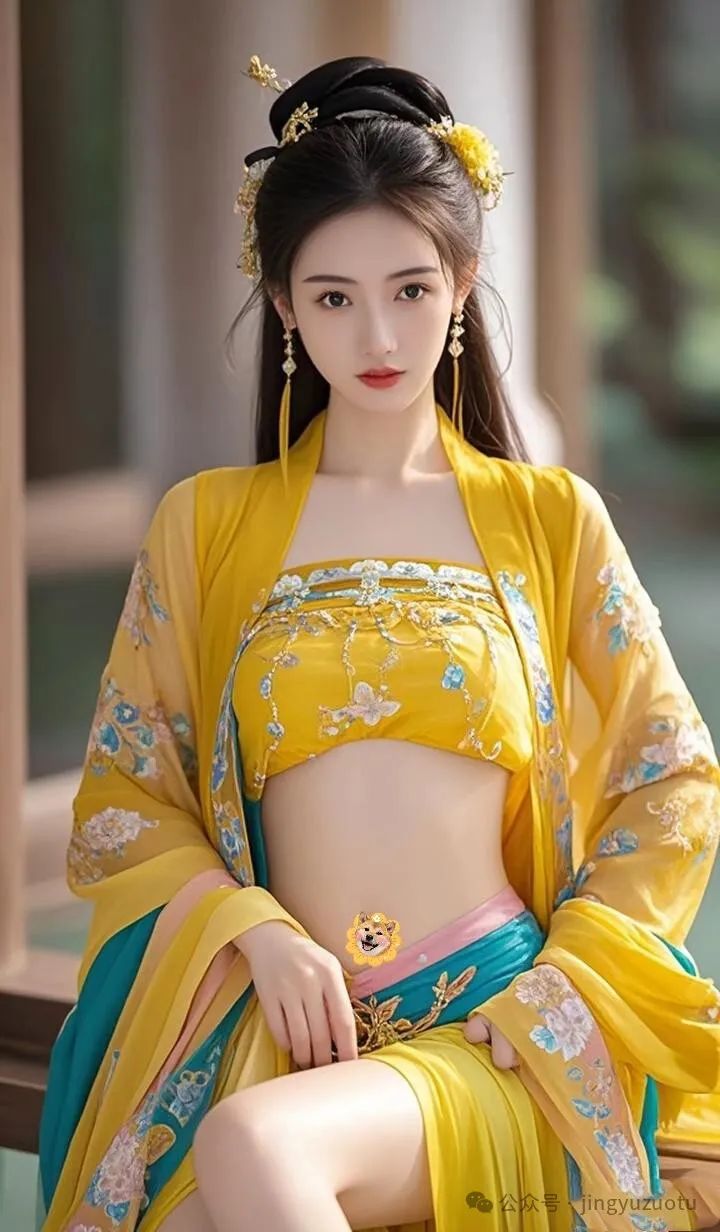 手机高清壁纸丨古风美女，这样的着装，舞姿肯定很优美！ - 炫图天下