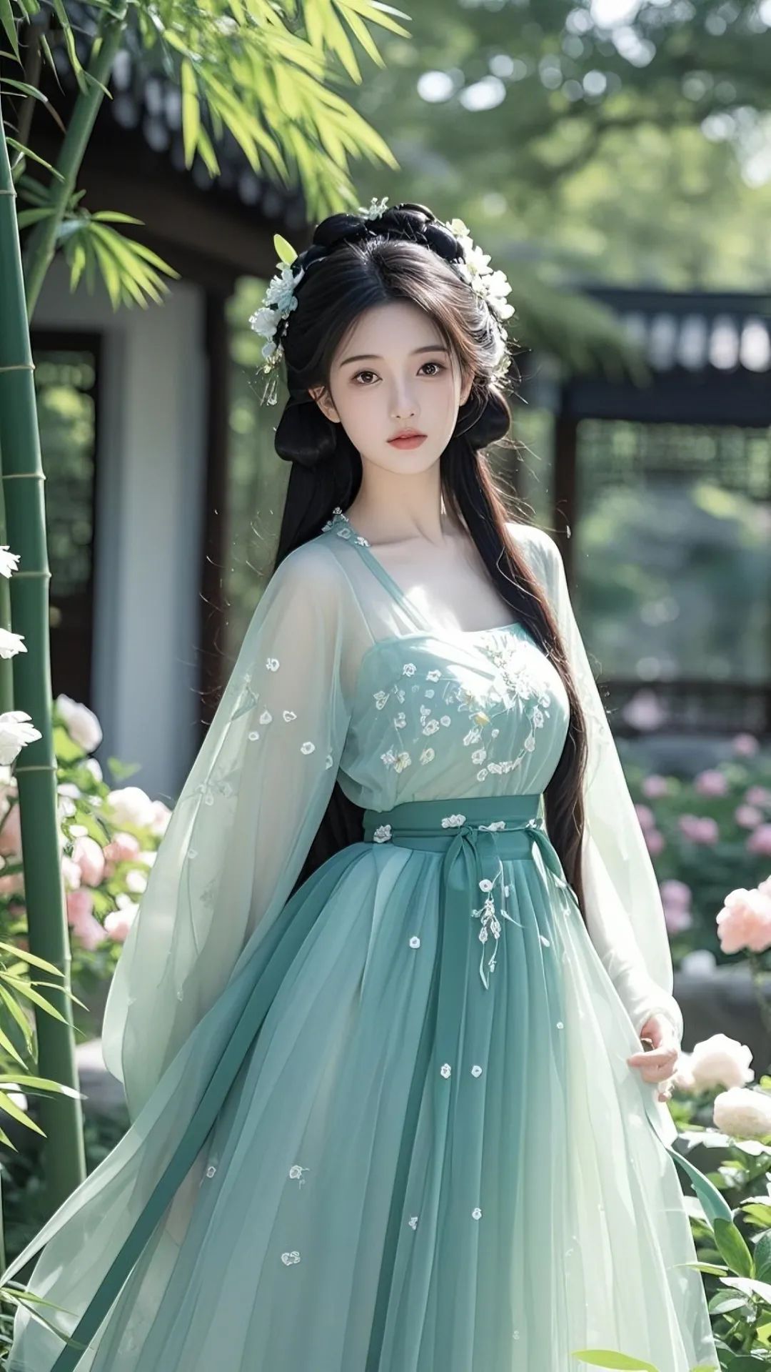 美女壁纸｜青青子衿，悠悠我心。 - 炫图天下