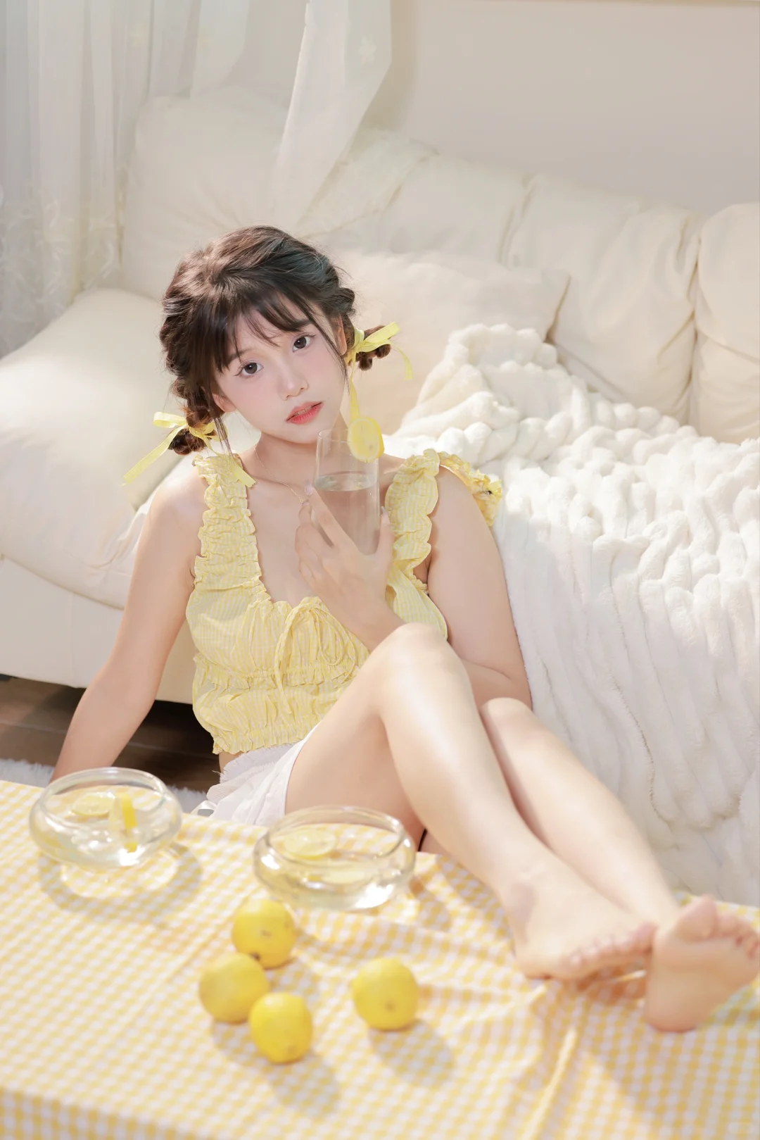 回忆柠檬气泡水味的夏天，少女感十足~ - 炫图天下