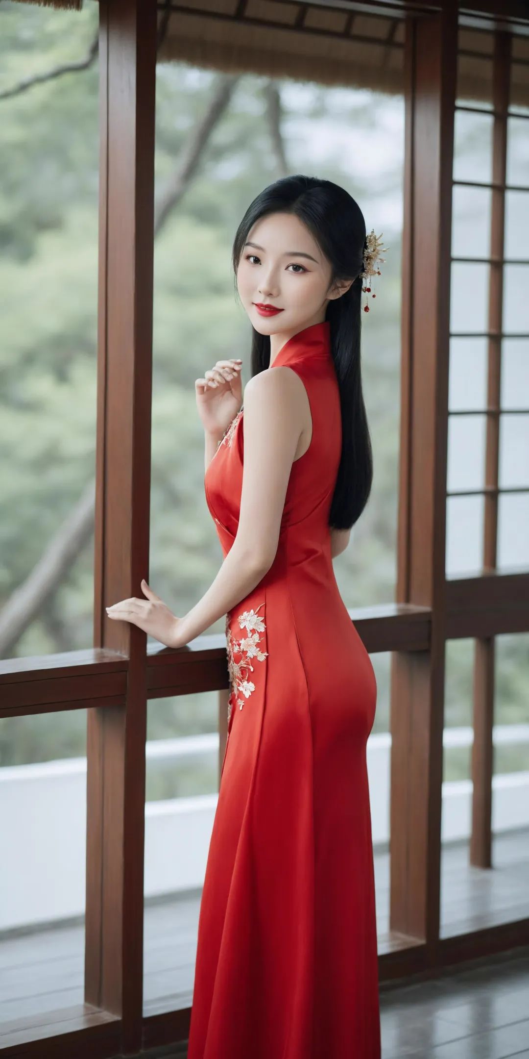 wallpaper | 红色系高清美女壁纸 - 炫图天下