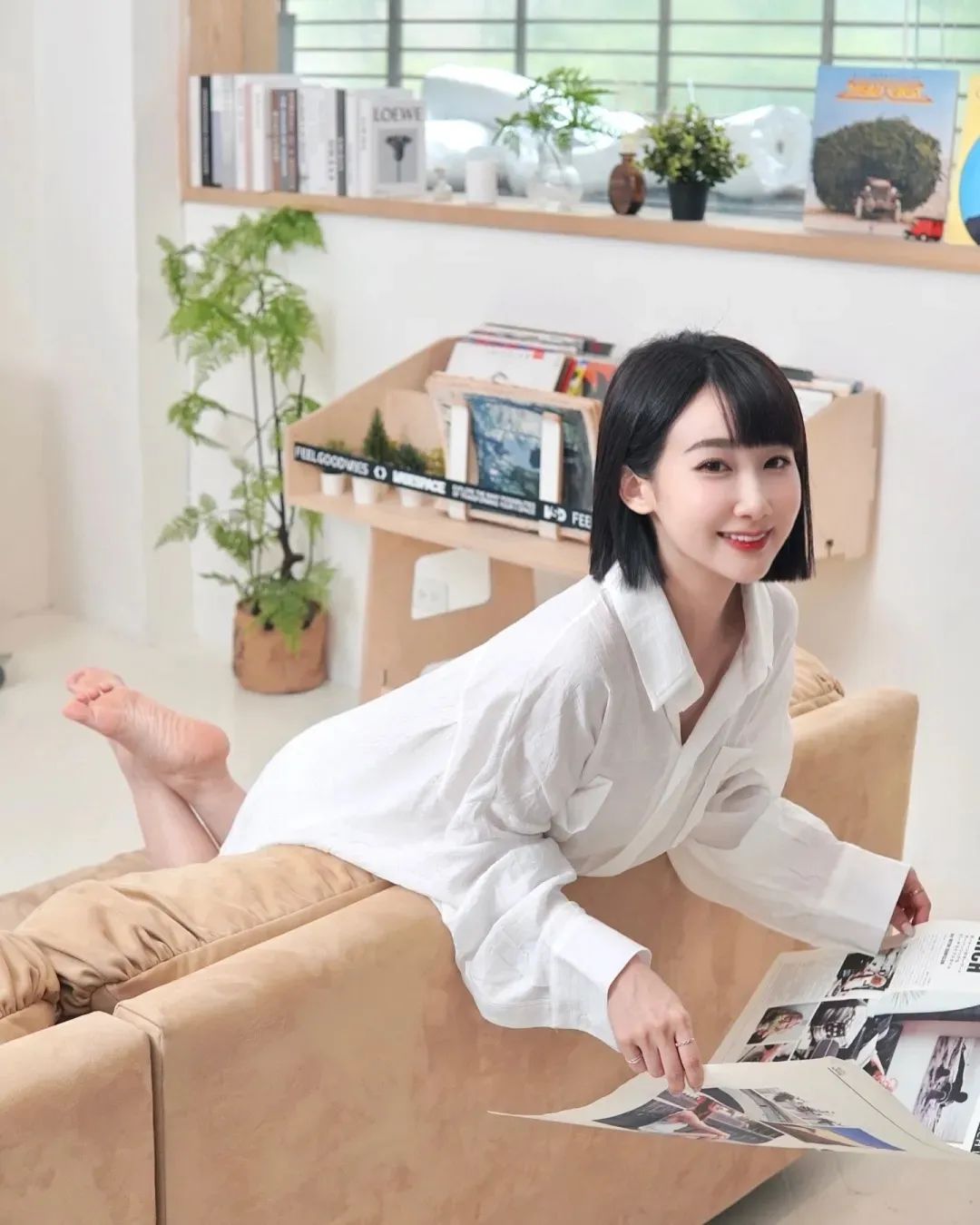 作品欣赏 | 白睡衣水蜜桃写真！ - 炫图天下
