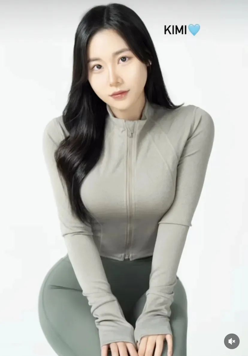 号称美臀女王Kimi，挚爱瑜伽裤！ - 炫图天下