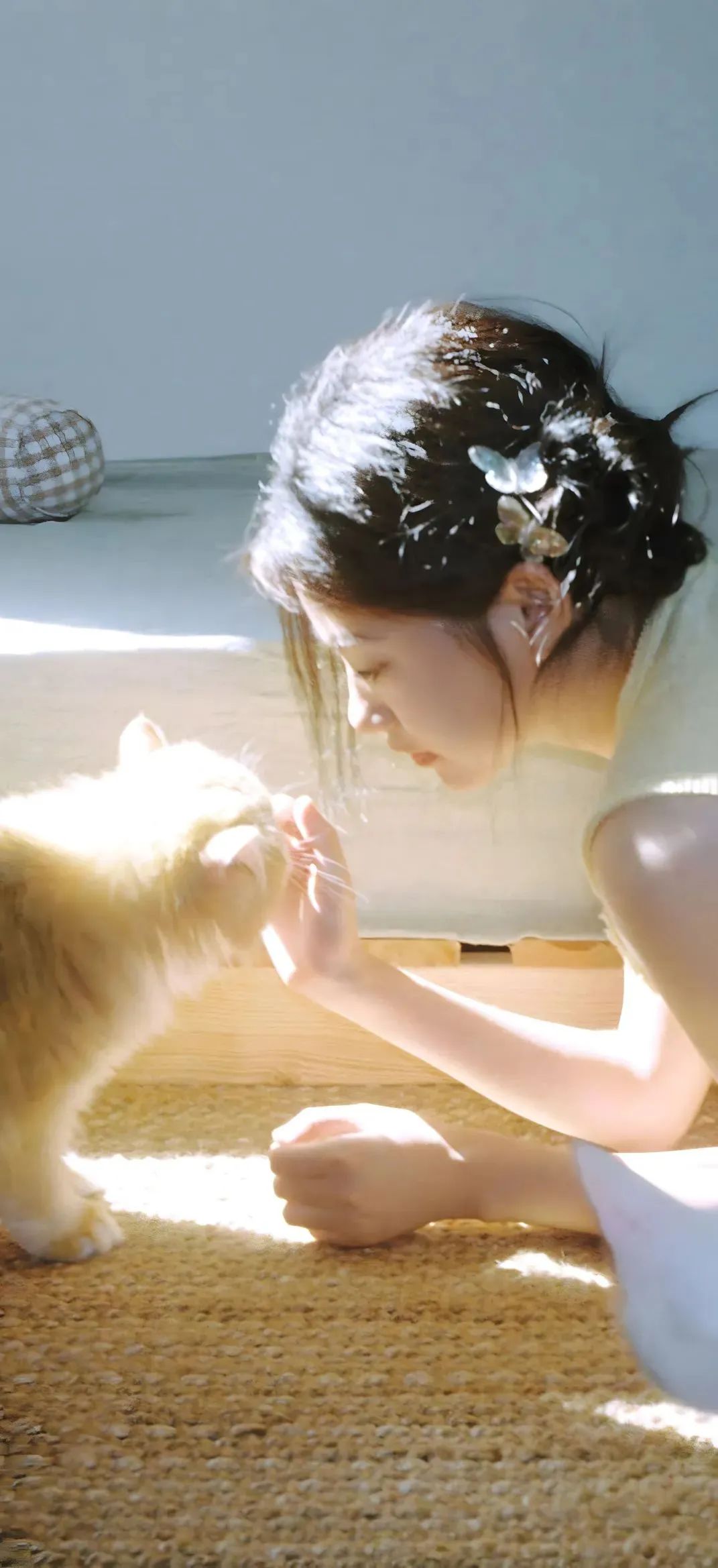 美女壁纸 | 性感尤物！抹胸腿控！ - 炫图天下