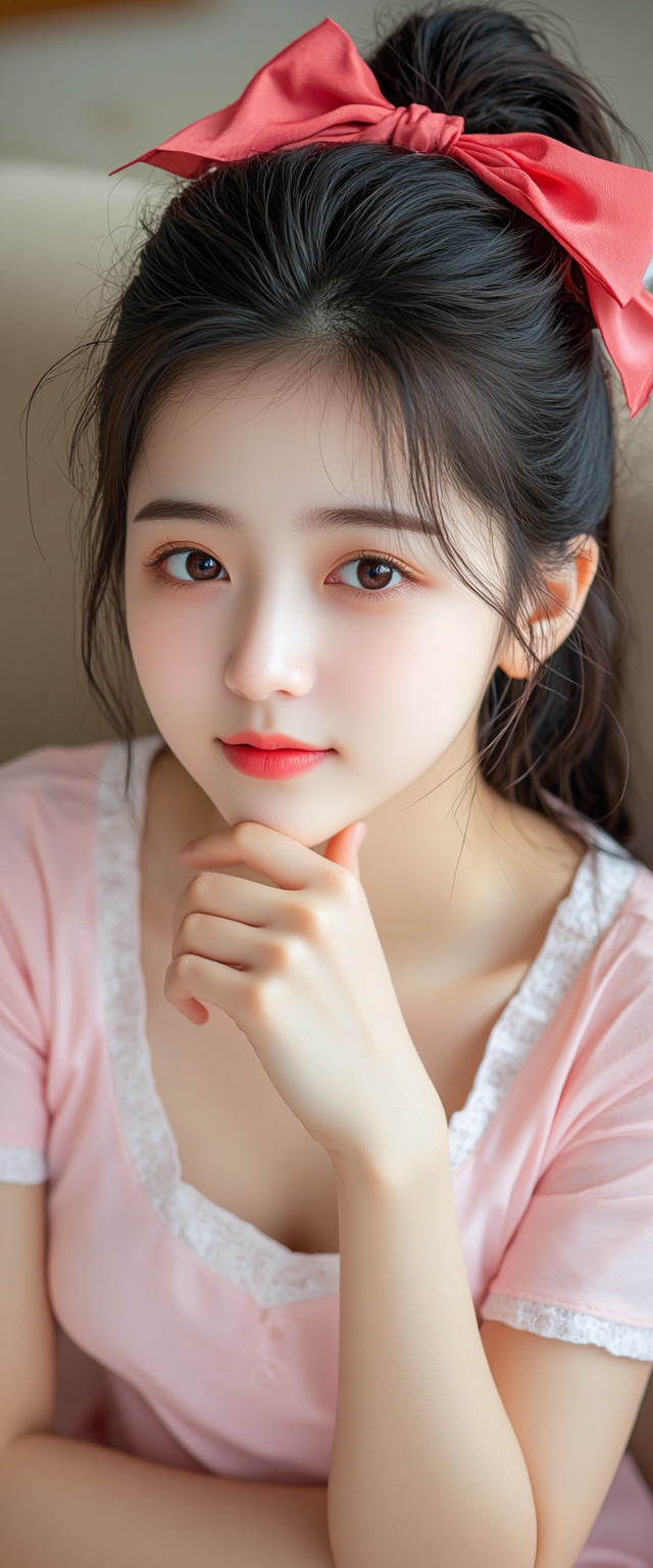 可爱少女手机壁纸 - 炫图天下