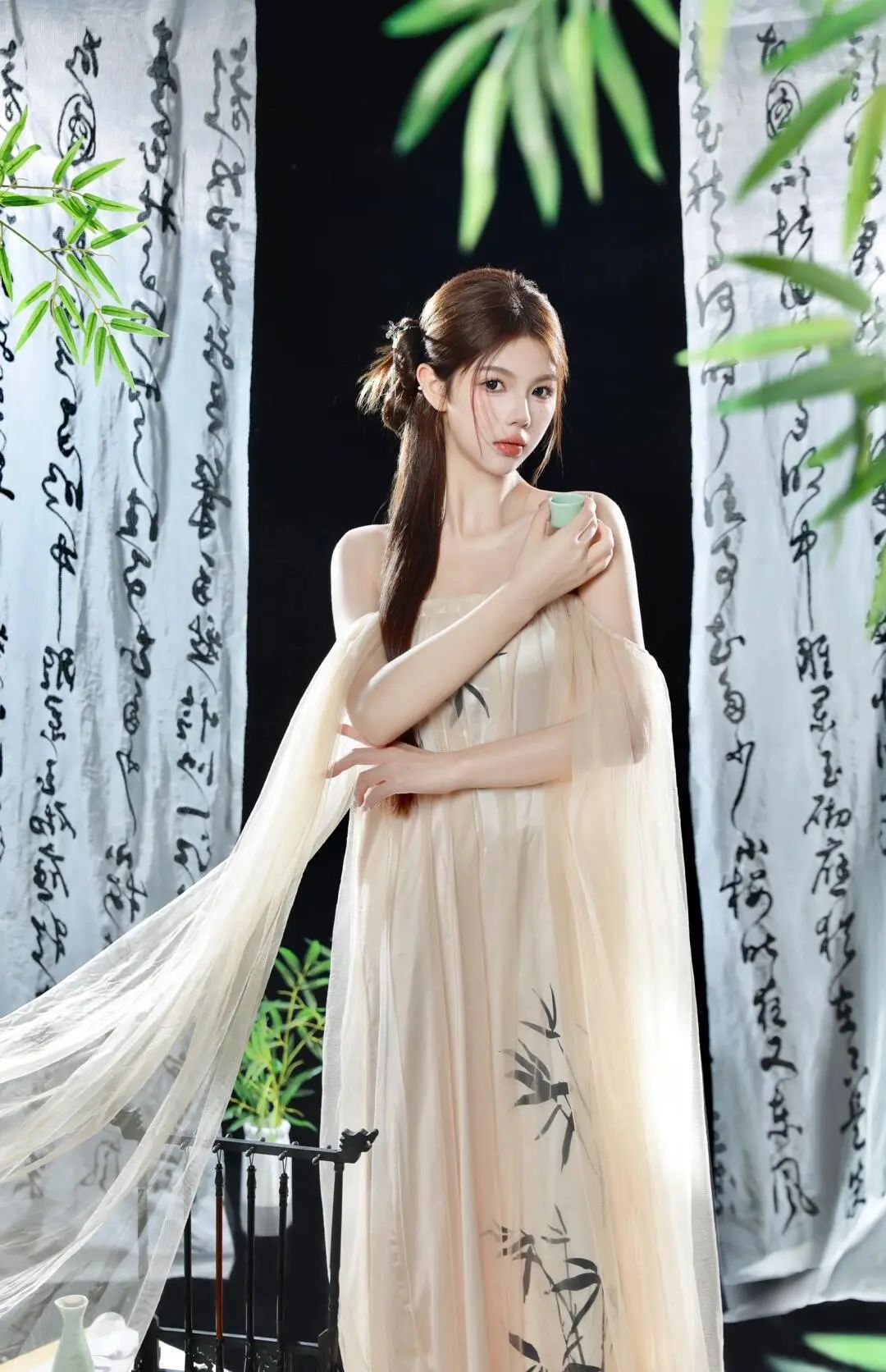 墨韵古风的女生壁纸美图 - 炫图天下