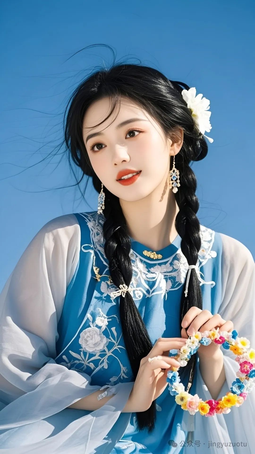 手机高清壁纸丨古风美女，可盐可甜，花枝乱颤 - 炫图天下