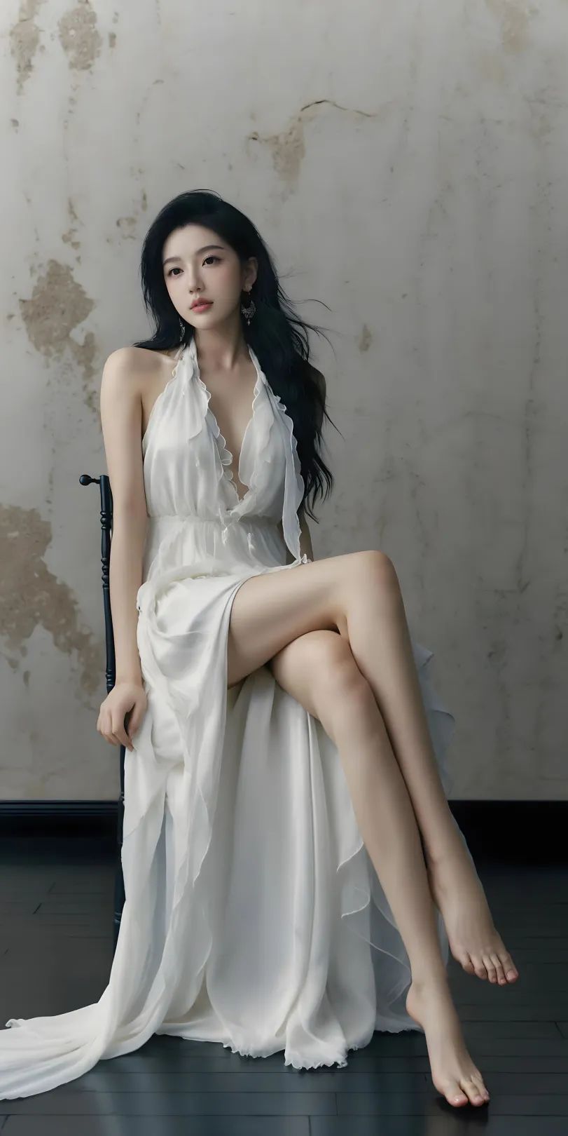 纯欲美女 | 长腿 超白超欲超性感 - 炫图天下