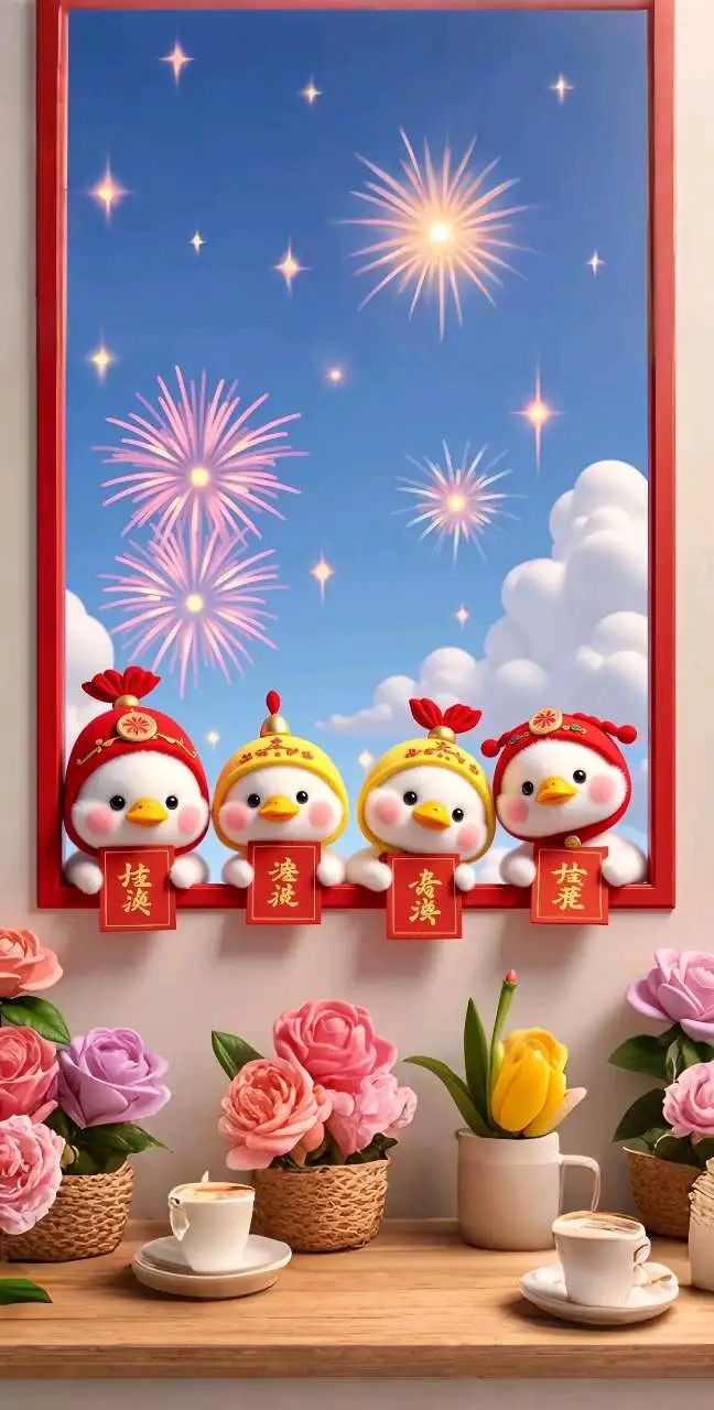 2025日富一日，发财壁纸 - 炫图天下