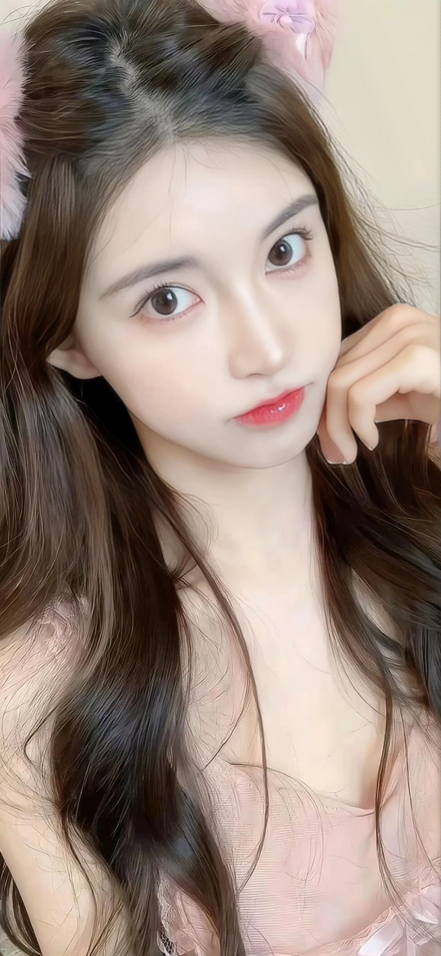 渣男壁纸｜纯欲美女 撩人心弦 - 炫图天下