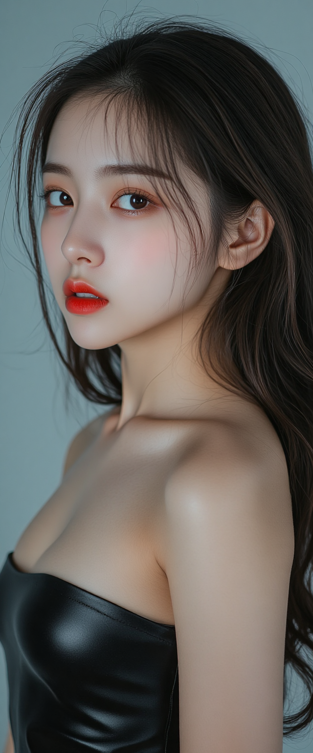 黑色系御姐写真壁纸 - 炫图天下