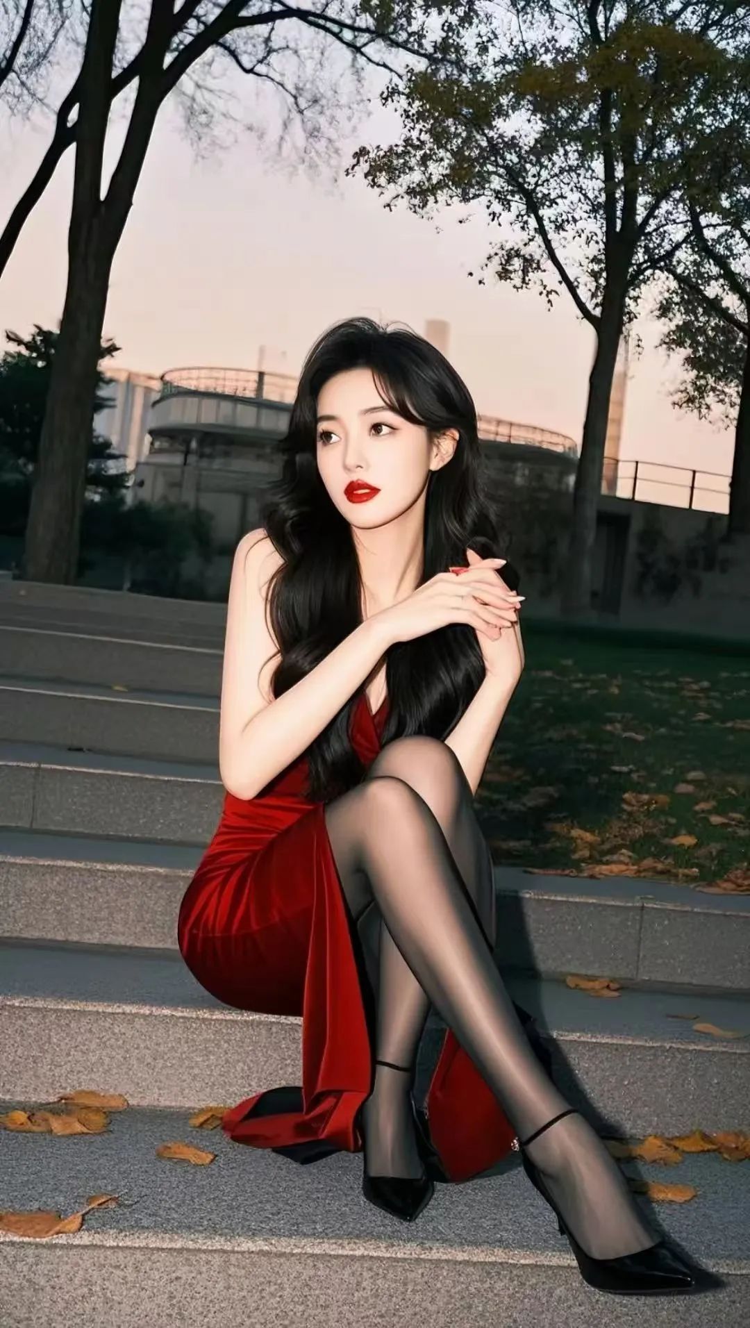 颜值cos：黑丝美腿的小姐姐，长相太美了 - 炫图天下