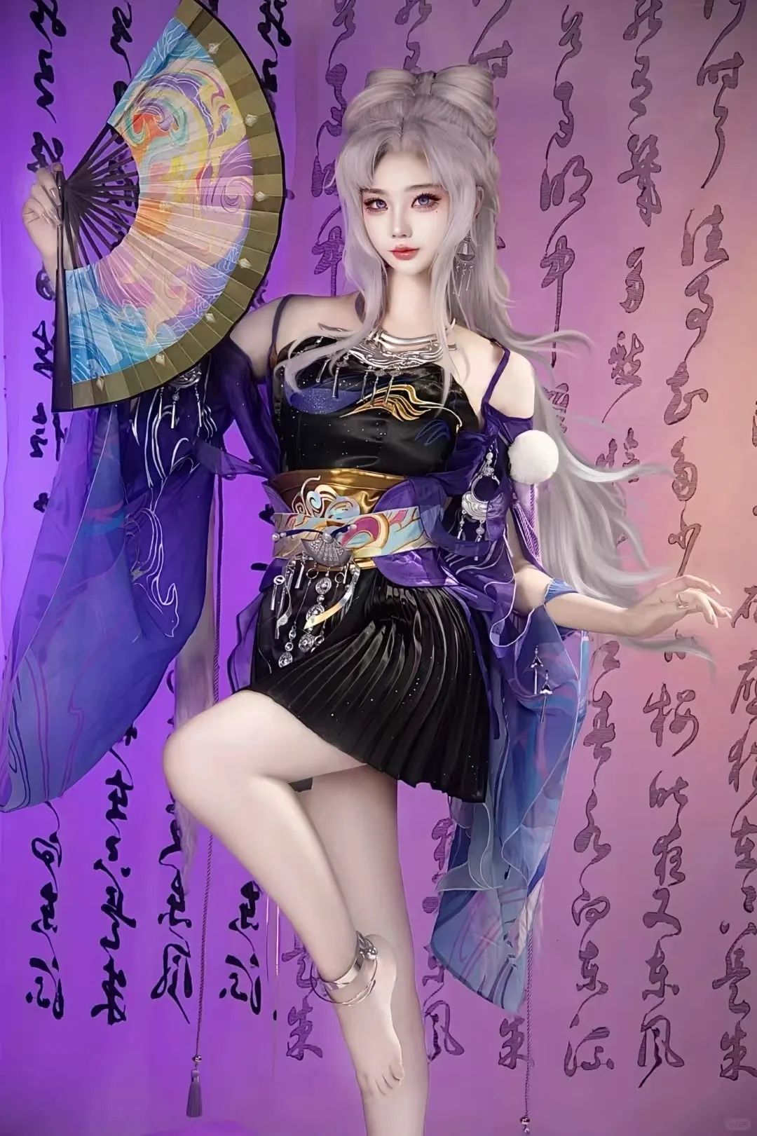 颜值cos：美腿玉足的小姐姐，颜值太高了 - 炫图天下