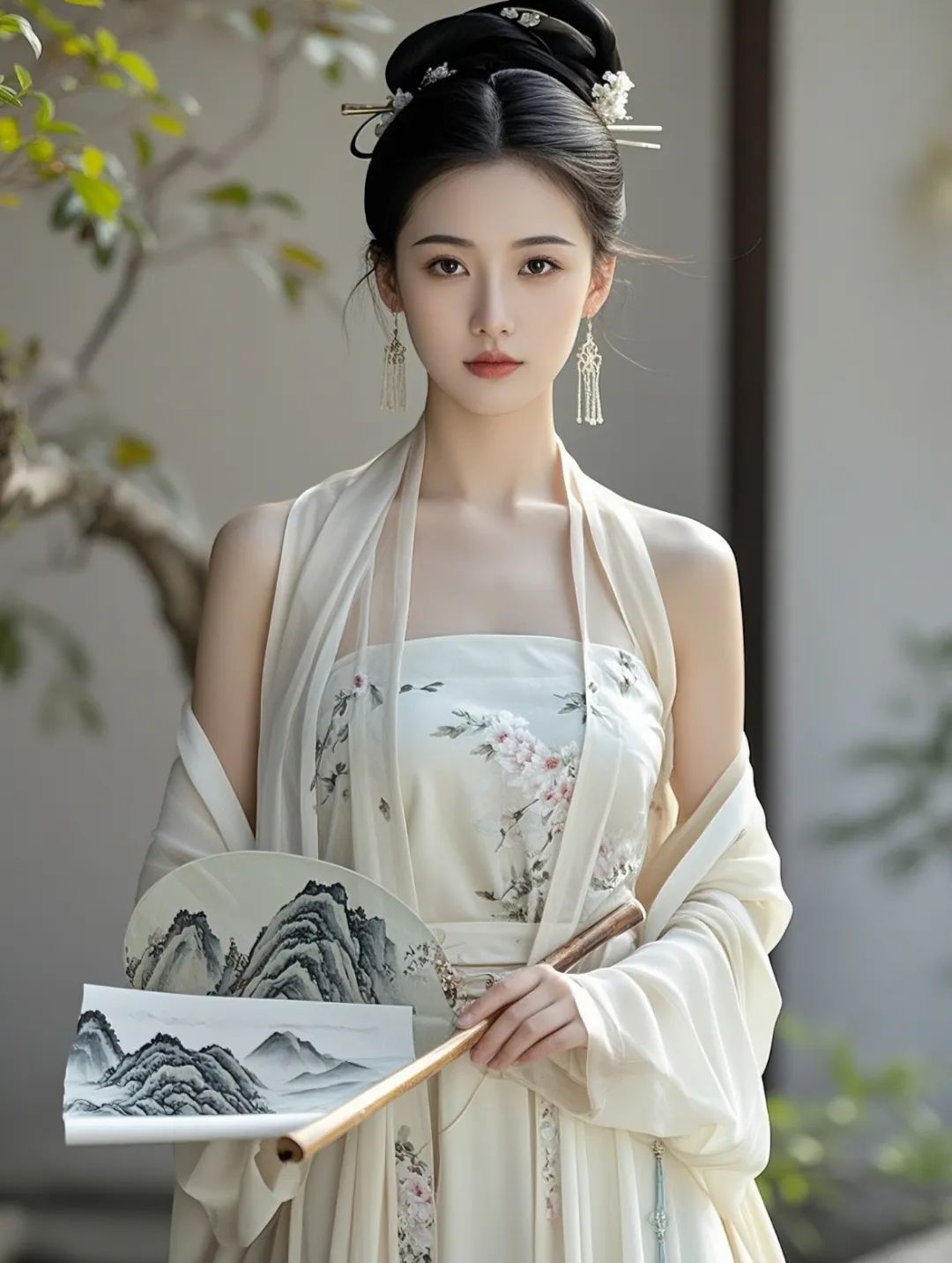 古风头像｜她，宛如一幅水墨画卷中的仙子，优雅而神秘 - 炫图天下