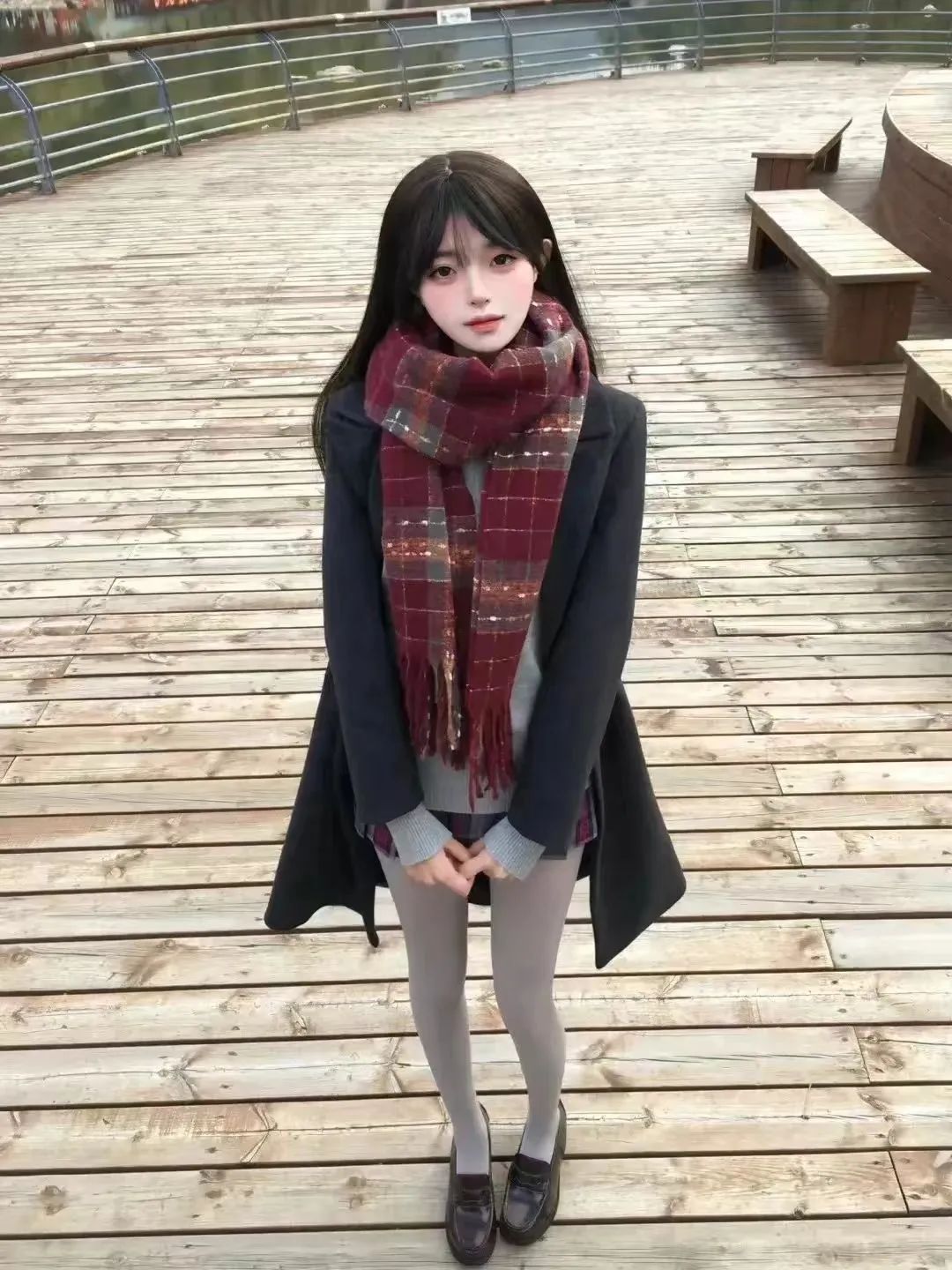 颜值cos：白丝美腿的小姐姐，长相太美了 - 炫图天下