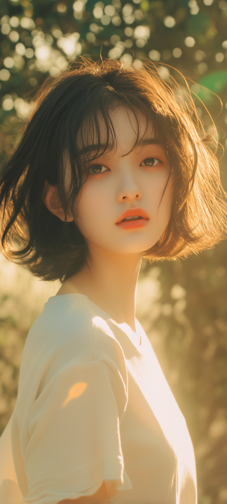 氛围感少女手机壁纸 - 炫图天下