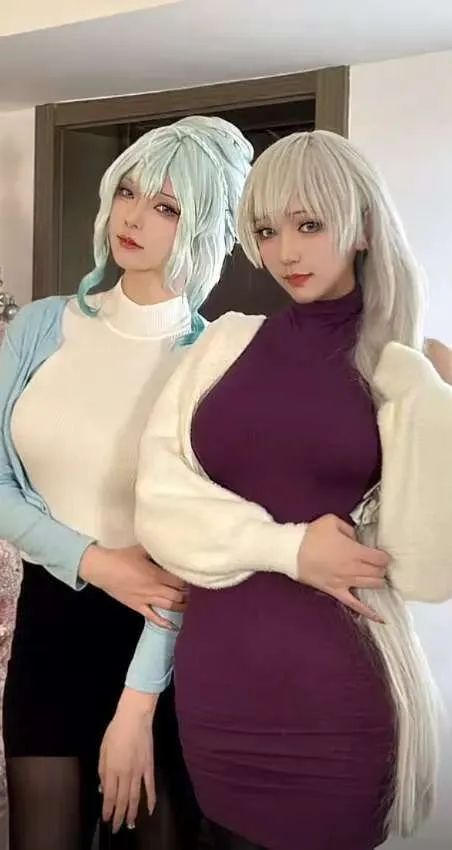 未亡人雪女cos：黑丝美腿的小姐姐，宅男的双倍快乐 - 炫图天下