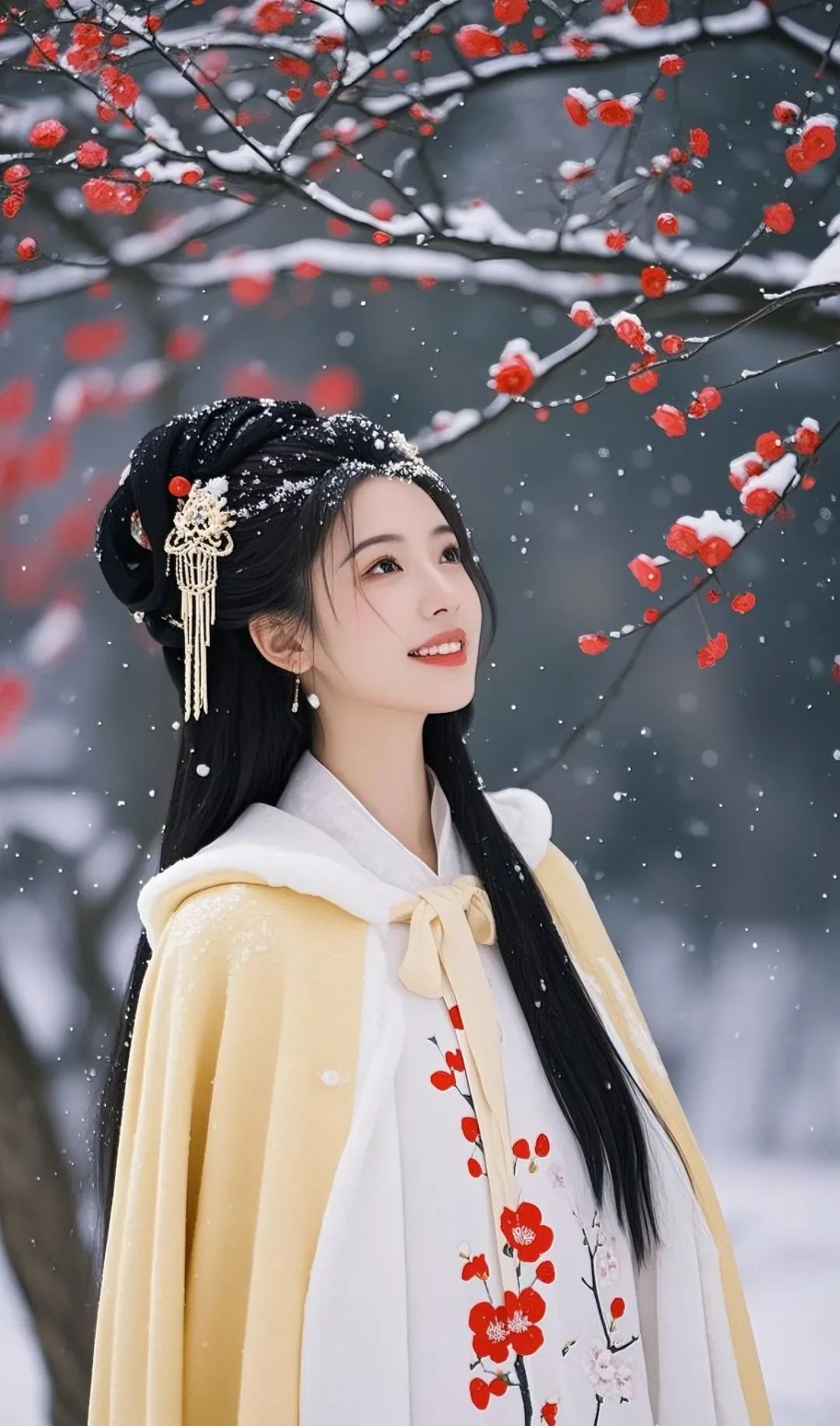 梅花 | 国风美女超清壁纸 - 炫图天下