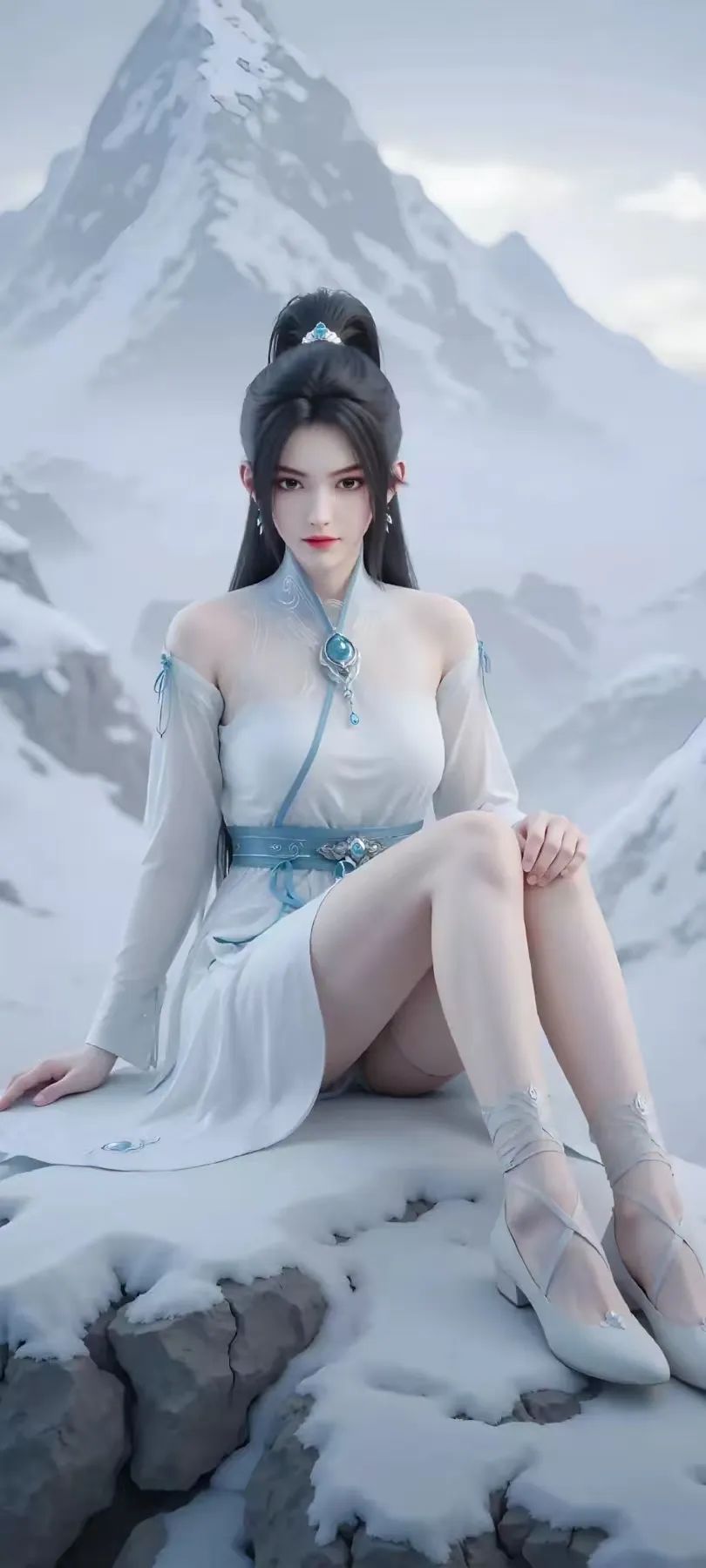 剑来：颜值爆表的宁姚，身材完美，大长腿太迷人了 - 炫图天下