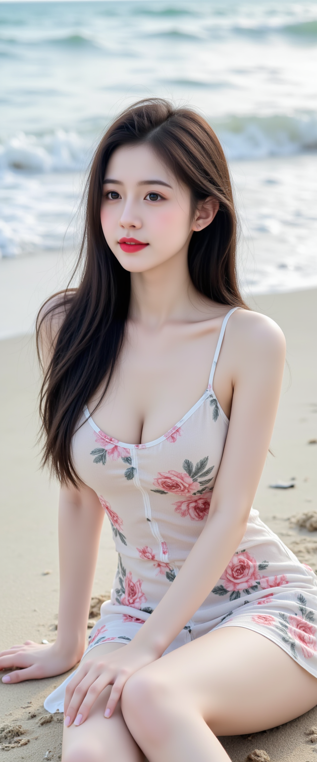 壁纸 | 海边少女写真壁纸 Y338 - 炫图天下
