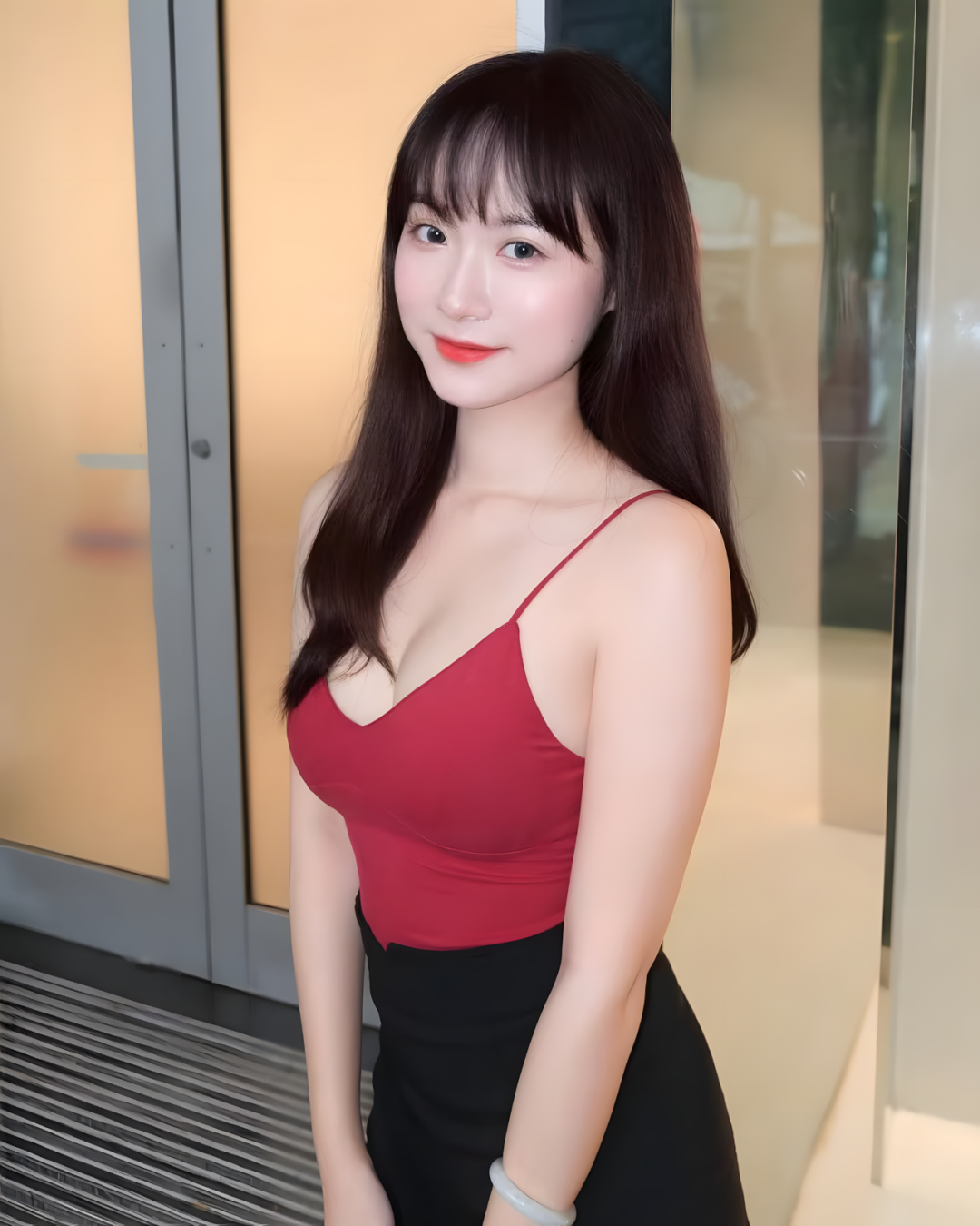 知性姐姐的性感吊带美照！ - 炫图天下
