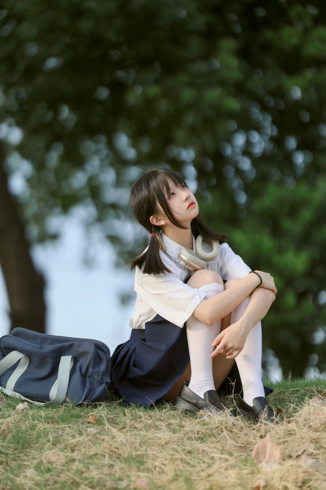 第226期 白丝+JK，少女感拉满了呀~ - 炫图天下