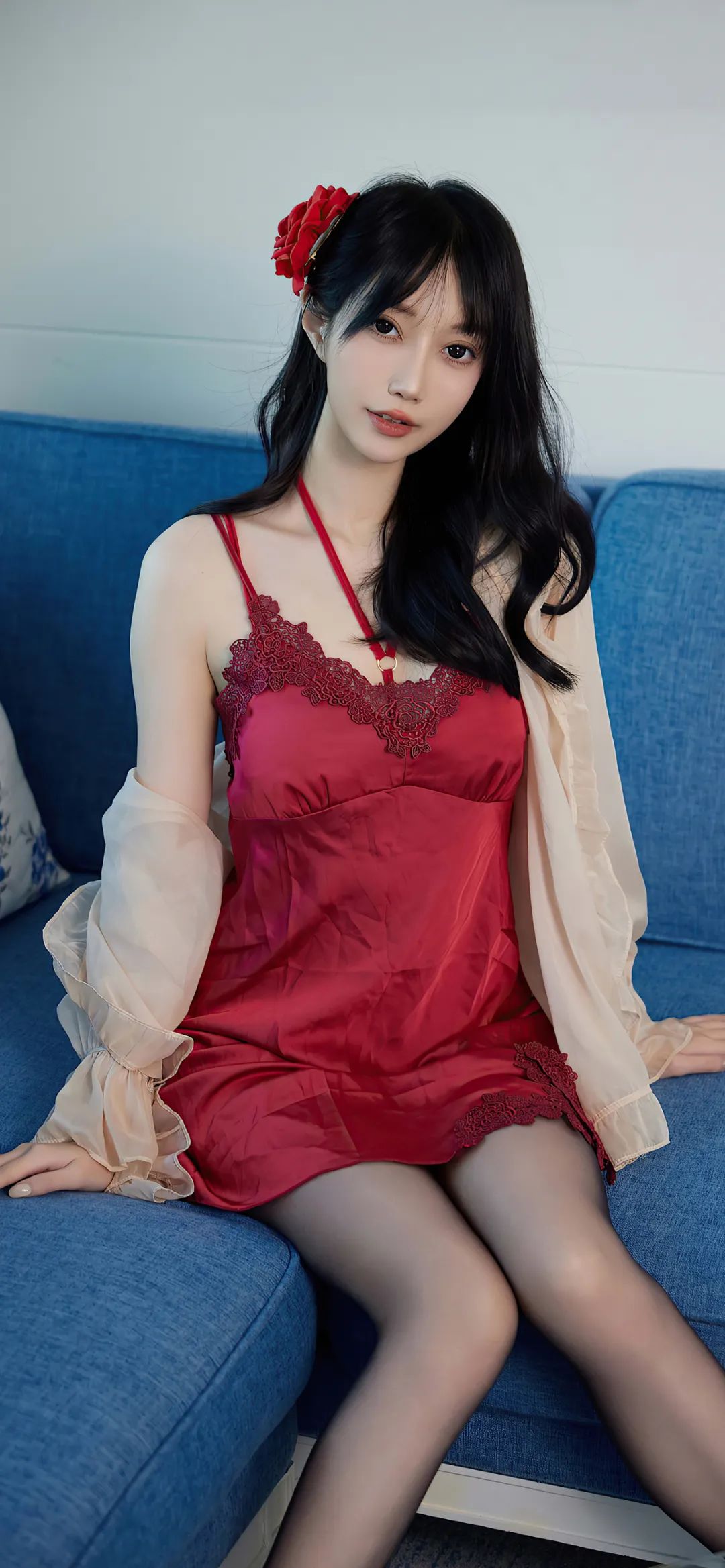 模特玥儿玥丨睡衣美人写真照 - 炫图天下