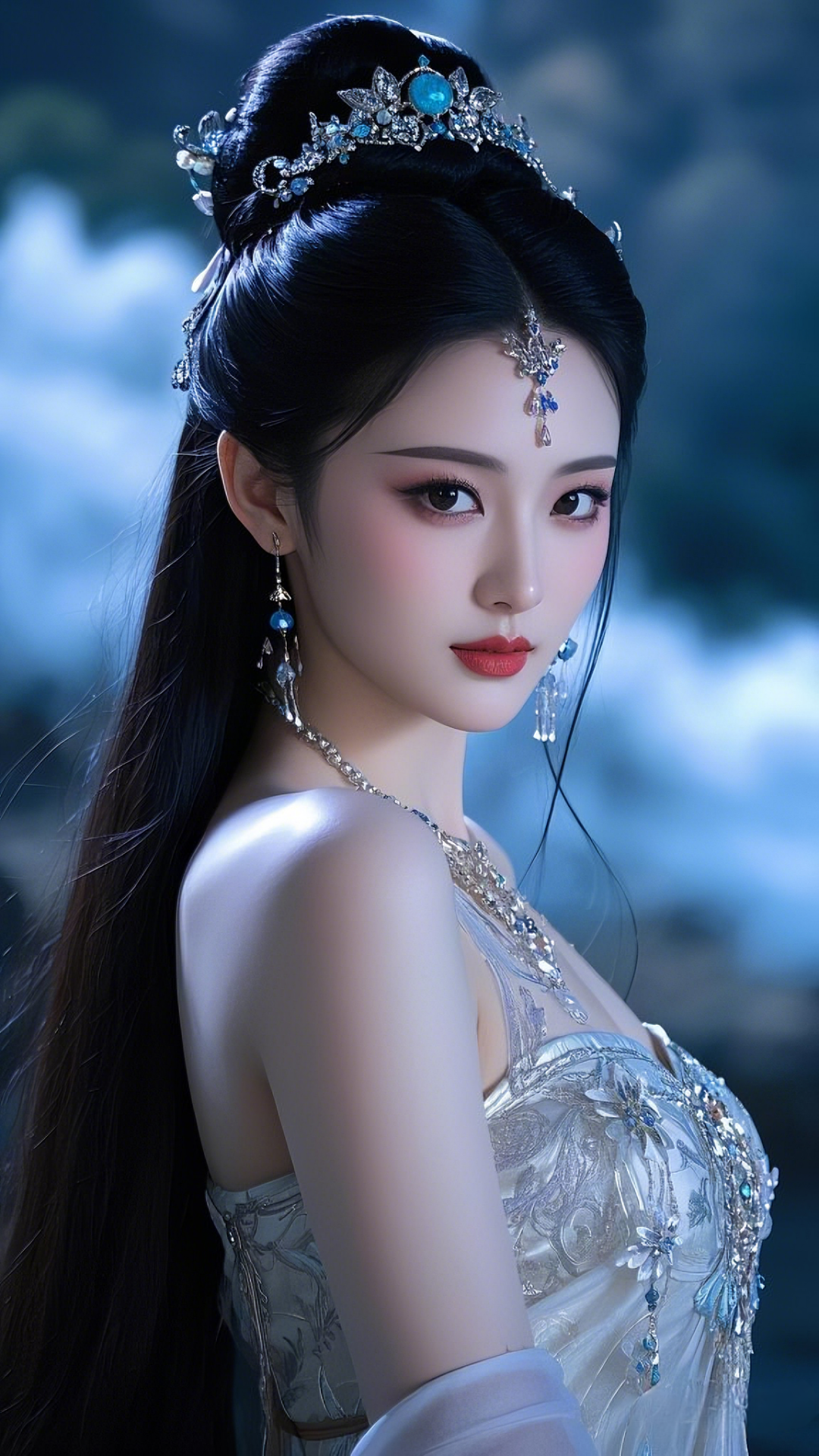 美女壁纸｜眉如春黛，眼似秋水 - 炫图天下