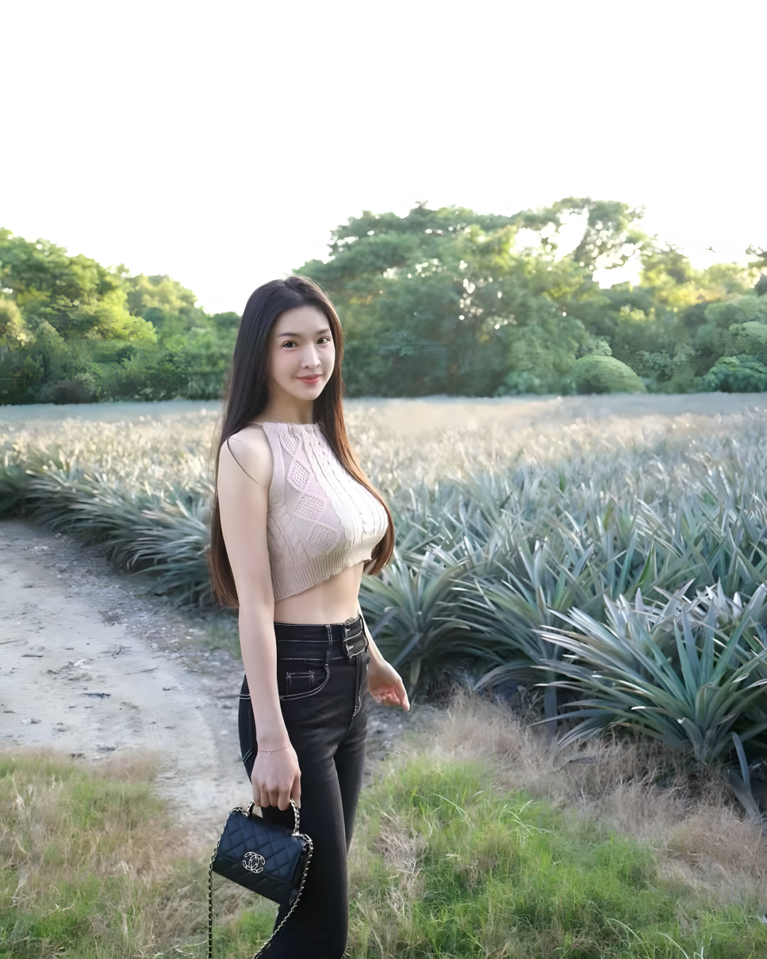 温婉迷人！知性美女的绝美户外照！ - 炫图天下