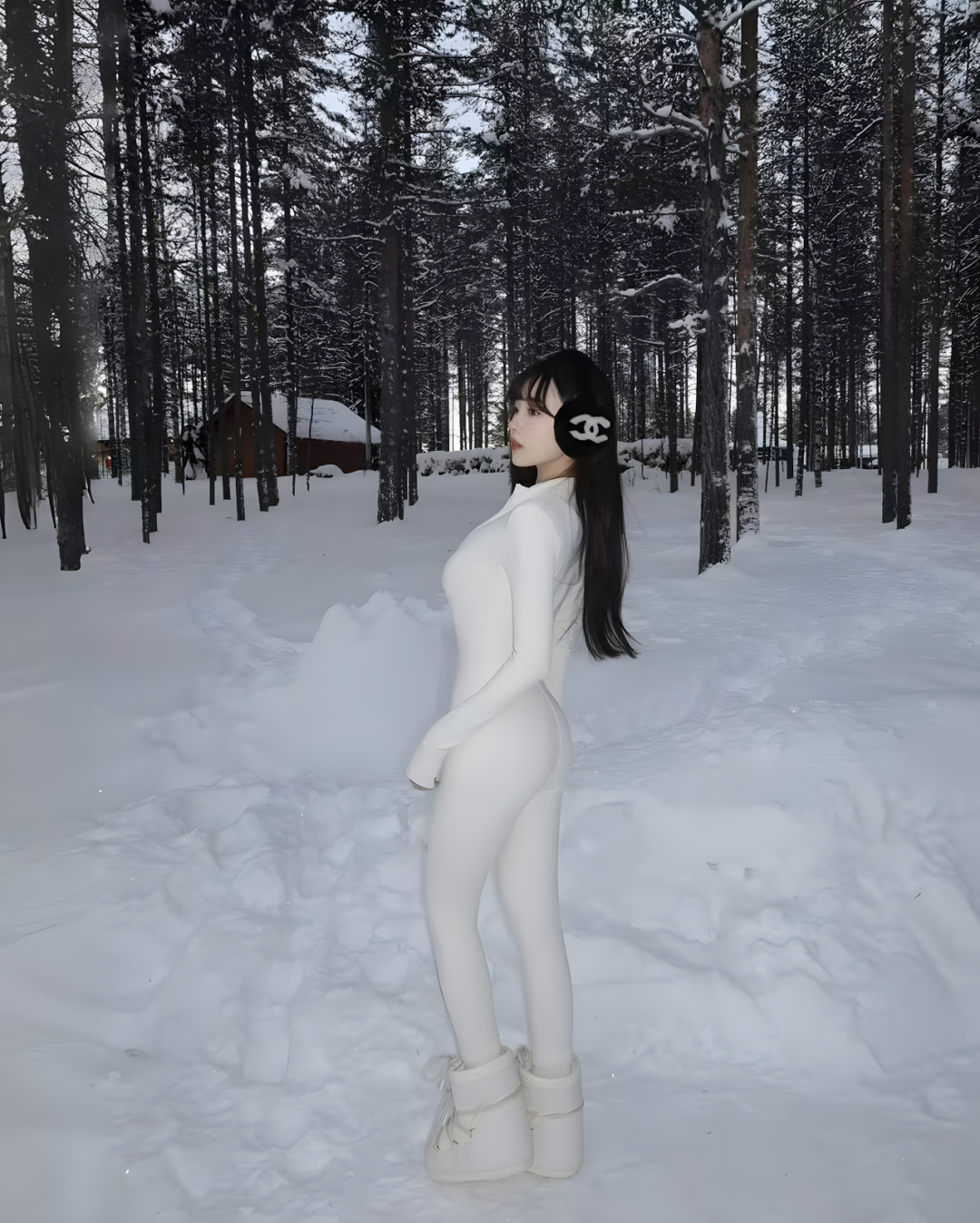 优雅知性美女的绝美户外照！ - 炫图天下
